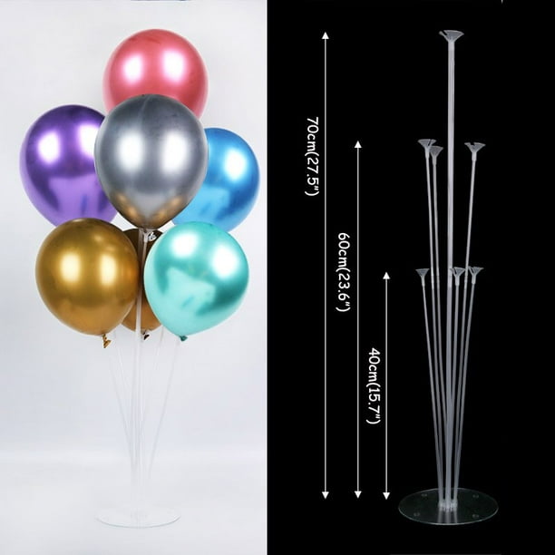 Soporte para globos de mesa de boda, Base flotante, decoración para Baby Shower, cumpleaños, 1/2/3 unidades