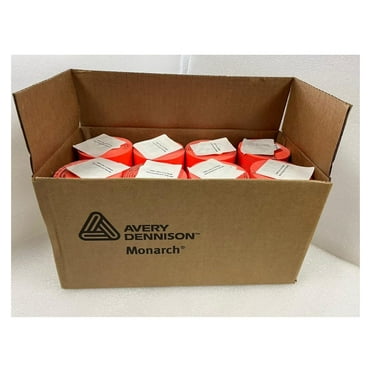 Genuine Monarch 1131 Red (Fluorescent) Labels 1 Case = 8 Sleeves