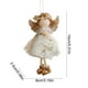 thumbnail image 3 of Adorno Navideño de Ángel | Adorno Colgante para Árbol de Navidad de 20 Cm | Colgante de Ángel de Tela, Plástico y Metal, Dorado, Plateado y Rosa | Decoración Festiva | Regalo de Cumpleaños para Navid, 3 of 6