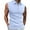 Light Blue, variant on DDAPJ pyju Mens Sleeveless Golf Shirt Quarter Zip Polo Shirts Stylish Casual Summer Tops Rebajas Hoy Liquidación White M