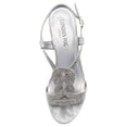 thumbnail image 5 of London Fog - Macey Wedge Sandal - Silver, 5 of 10