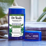 Dr Teals Aluminum Free Deodorant, Eucalyptus with Essential Oils, 2.65 oz