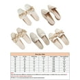 thumbnail image 2 of Eloshman Women Lightweight Twisted Slides Dates Slip On Mules Indoor Outdoor Wear Resistant Closed Toe Flats, 2 of 9