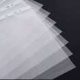 thumbnail image 3 of OULII 100pcs Heavy Duty Sheet Protectors for Home Use Document Organization and Loose Leaf Protector, 3 of 8