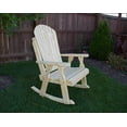 thumbnail image 2 of Treated Pine Curveback Rocking Chair, 2 of 3