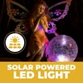 thumbnail image 3 of Dawhud Direct Fairy Solar Garden Light with Color Changing LED Crackled Glass Globe, 3 of 7