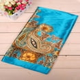 thumbnail image 4 of Augper Womens Silk Like Large Scarf Floral Long Satin Neck Scarf Lightweight Shawl Wrap, 4 of 6
