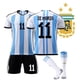thumbnail image 4 of Samsung Campeón Argentina Local No. 10 Messi No. 11 Di María Jersey 2223 Copa Mundial Fútbol Entrenamiento, 4 of 5