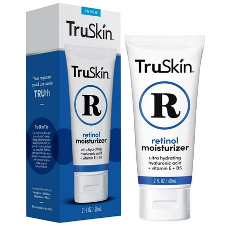 TruSkin Retinol Moisturizer for Face – With Hyaluronic Acid and Vitamin E – Anti Aging, Hydrating, Wrinkle Cream, 2 fl oz