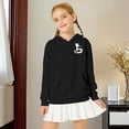 thumbnail image 2 of Tisuna Girls Hoodies Kids Soft Cartoon Print Hoodie With Kangaroo Pocket Teen And Youth Fall Winter Long Sleeve Hoody Size 3-4 Years, 2 of 7