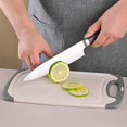 thumbnail image 3 of SomWiBe Wheat Straw Cutting Board, Small Double-Sided Kitchen Chopping Board with Juice Groove, Beige, 9.8 x 5.8 In, 3 of 6