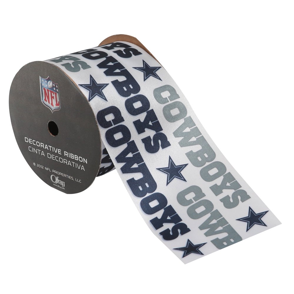 Offray 2.5" NFL Dallas Cowboys Ribbon, 9 Feet, 1 Each - Walmart.com