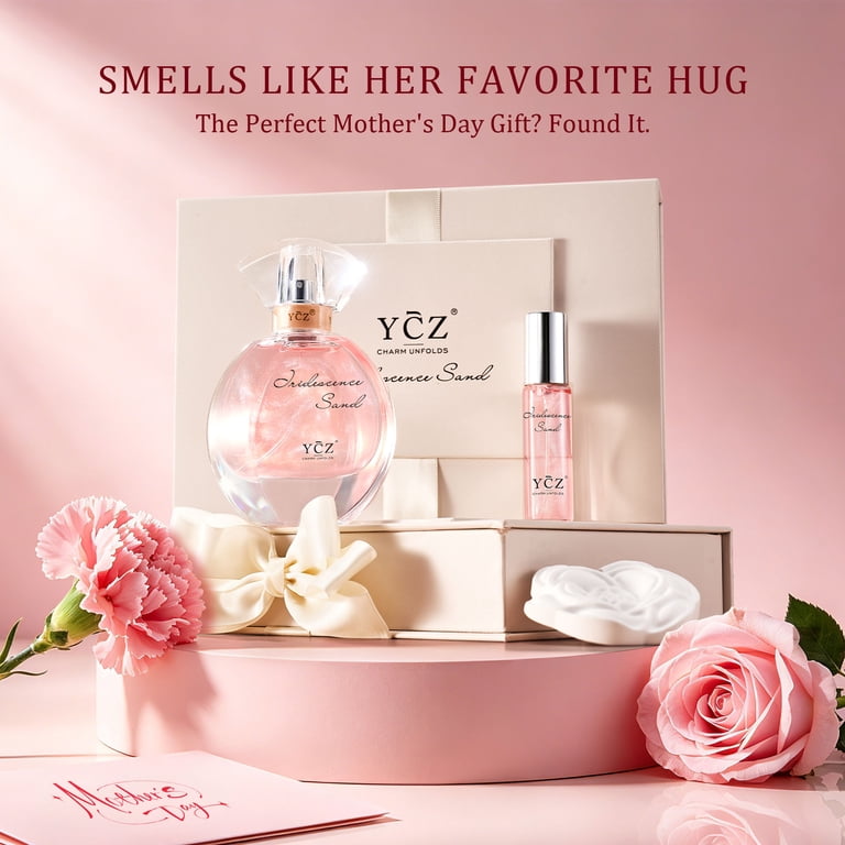 Ycz Golden Sands Women's Perfume Gift Set,3-Piece(50ml Full-Size+