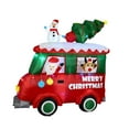 thumbnail image 4 of Coche navideño inflable iluminado, decoración inflable para exteriores con cuerda resistente al viento, decoración navideña para exteriores y patio, 4 of 9