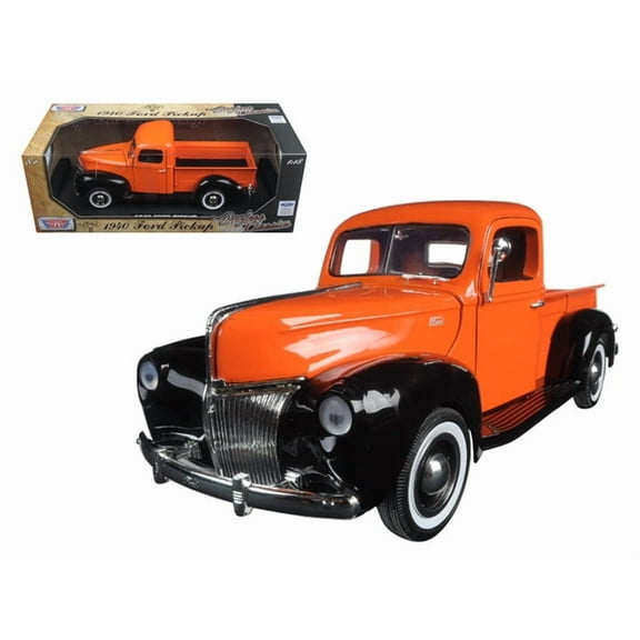 1940 Ford Pickup Black 1/18 Diecast Model Car by M