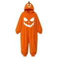 thumbnail image 7 of Yellow Halloween Skeleton Onesie Adult Polyester Funny Halloween Costume,Casual Comfy Sleepwear Homewear,Adult Hooded Jumpsuit for Cosplay Party 2XL, 7 of 7