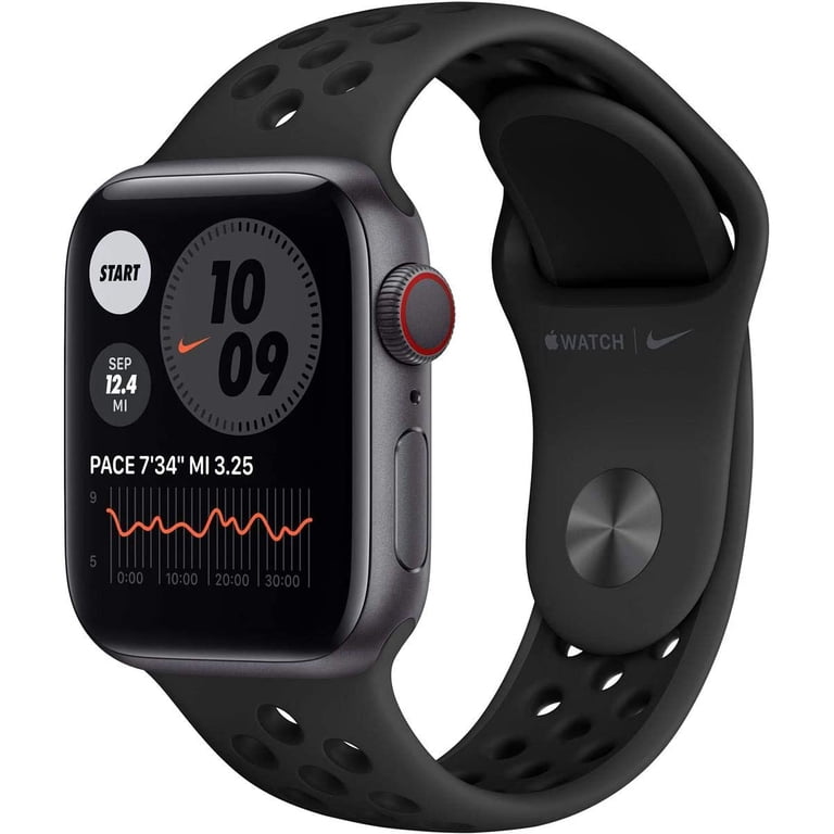 Watch Series 6 40mm Space Gray Aluminum Case with Anthracite/Black 