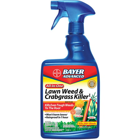 BAYER ADVANCED All-In-One Lawn Weed & Crabgrass Killer 24 oz