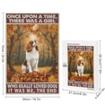 thumbnail image 2 of 1000 Piece Jigsaw Puzzle – Cavalier King Charles Spaniel Dog in Autumn Forest | Engaging Puzzle for Dog and Nature Lovers | Completed Puzzle Size: 30" x 20", 2 of 8