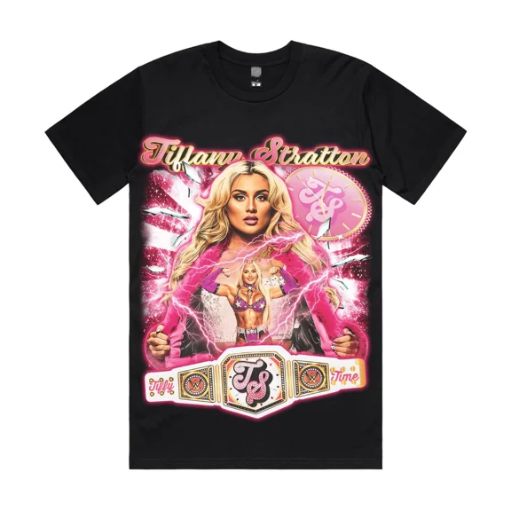 Tiffany Stratton T-Shirt, WWE For Fan Shirt,Black Color,Size M