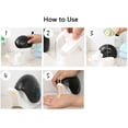 thumbnail image 3 of Cute Snail Soap Dispenser for Kitchen Bathroom etc. (140ML) (White), 3 of 6