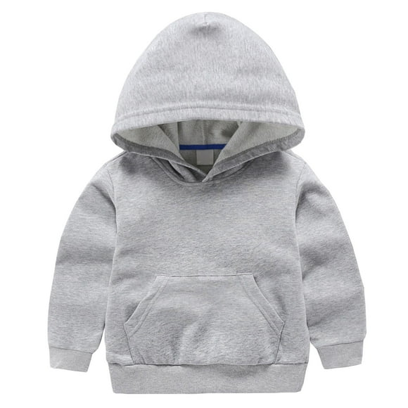 Yuyuzo Hauts à Manches Longues pour Tout-Petits Enfants Col Rond Haut d'Entraînement Garçons Filles T-Shirts Basiques Couleur Unie