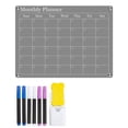 thumbnail image 1 of Scienceny Tablero acrílico Calendario magnético Tablero de borrado en seco Mensajes personalizables versátiles en seco magnético Artesanía Tablero Mes 40*30cm, 1 of 6