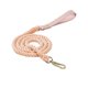 thumbnail image 1 of Cuerda para perros con mango de cuero suave Correa gruesa de plomo para perros grandes medianos (cuero rosa, 120cm * 1.2cm) oso de fresa mascota, 1 of 6