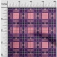 thumbnail image 1 of oneOone Tissu Georgette Viscose à Carreaux Tartan au Mètre 42 Pouces de Large, 1 of 4