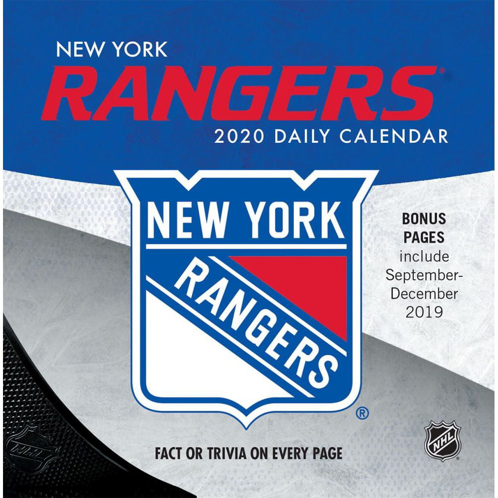 2020 New York Rangers Desk Calendar Turner Licensing