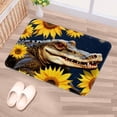 thumbnail image 5 of Sunflower Polyester Non-Slip Machine Washable Office Rug Door Rug Floor Mats, 5 of 6