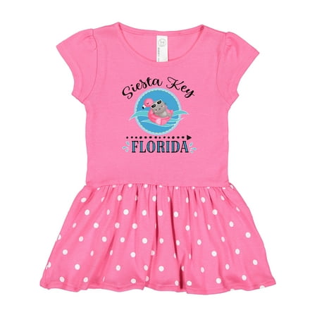 

Inktastic Siesta Key Florida Beach Trip Gift Baby Girl Dress