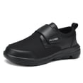 thumbnail image 2 of Men's Hook‑and‑Loop Closure Casual Walking Shoes, Mesh and Synthetic Panel Upper Comfort Footwear with Thick Cushioned Outsole for Daily All‑Day Wear, 2 of 9
