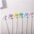 thumbnail image 2 of CCOCC Straw Toppers,Cute Cartoon Straw Covers,Hypoallergenic Silicone Straw Covers,Comfortable Skin-Friendly Straw Caps, 2 of 4