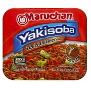 Maruchan Yakisoba Teriyaki Beef Flavor Japanese Noodles, 4 Ounce (Pack of 3)