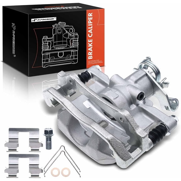 A-Premium Disc Brake Caliper Assembly with Bracket Compatible with Select Dodge Models - Dart 2013 2014 2015 2016 2017 2018 2019 - Rear Left Driver Side