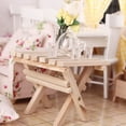 thumbnail image 4 of Trayknick 1:12 Folding Table Handicraft DIY Mini Mini Furniture Beach Folding Table for Kids, 4 of 12