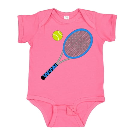

Inktastic Blue Tennis Racket and Ball Gift Baby Boy or Baby Girl Bodysuit