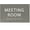 Clean Grey, variant on ADA CENTRAL SIGNS - 6" X4" Meeting Room Sign - ADA Compliant Tactile Graphics Grade 2 Braille Text Acrylic Wall Sign | Privacy, Interview, Room Name Sign for Schools, Hospitals, Offices, & Apartments
