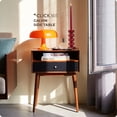 thumbnail image 2 of Adore Decor Brookline Side Table Walnut Brown, 2 of 7