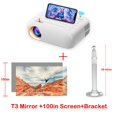 thumbnail image 1 of Everycom-miniproyector T3 para cine en casa, dispositivo de proyección portátil con pantalla LED, compatible con Android 1080, Smart Tv, 9,0 P, 1 of 4