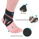 thumbnail image 5 of 1 par de tobilleras de compresión, calcetines de talón abierto con soporte para el arco, correa ajustable para el pie, estabilizador, impermeable, absorbe la humedad, con cordones para hombres y, 5 of 6