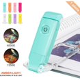 thumbnail image 2 of Lámpara de lectura con clip Blueled, lámpara de lectura para libros en la cama, luz agradable para la vista, recargable por USB, 2 configuraciones de brillo para protección ocular, luz LED,, 2 of 5