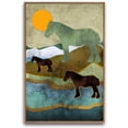 thumbnail image 3 of IDEA4WALL Framed Canvas Prints Wall Art Abstract Mountain Nature Scenery Landscape Artwork for Living Room Decoration, 24x36 inches, 3 of 4