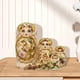 thumbnail image 1 of Muñeca hecha a mano, figuras apilables, artesanías coleccionables, muñecas Matryoshka de madera 10 capas amarillas perfke Muñeca rusa, 1 of 9
