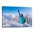 thumbnail image 1 of Cuadro Decorativo Nueva York Libertad Sobre El Cielo Canvas Revolution  Cuadro 90 x 60 cm, 1 of 5