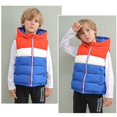 thumbnail image 7 of LUOGENLI Black Suit Jacket for Boys Boys Down Vest Padded Sleeveless Jacket Zip up Winter Boys Jackets Size 14-16 No Hood Jacket for Boys 6-7 Blue 6-7 Years, 7 of 7