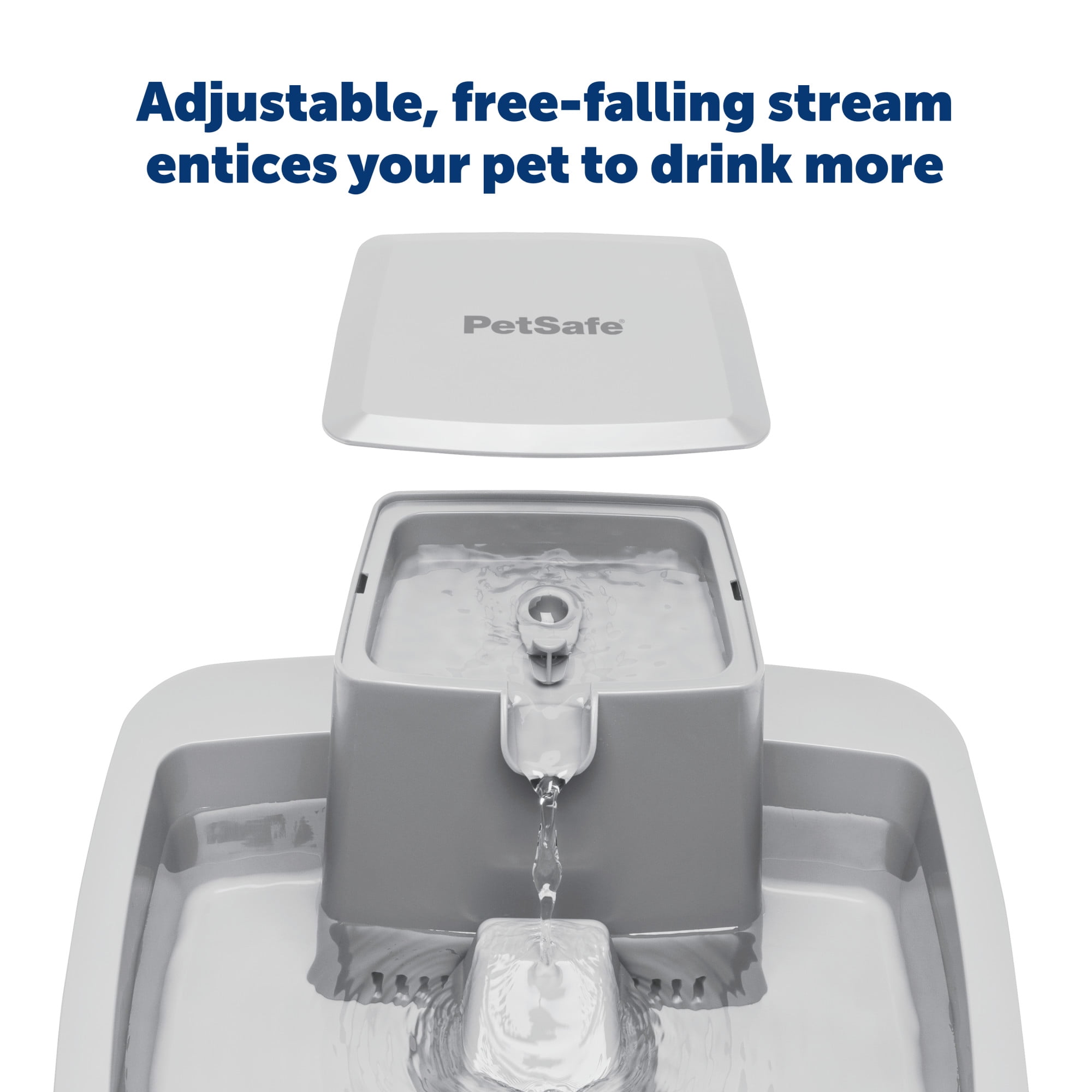 PetSafe Drinkwell 2 Gallon Fountain - Automatic Water Bowl for Large Dogs