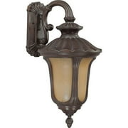 Nuvo Lighting Beaumont 1 Light Arm Down Fruitwood Small Wall Sconce
