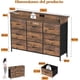 thumbnail image 3 of FURRIFIC Comoda Cajonera para Recamara, Comodas y Cajoneras con 2 Salidas y 2 USB Luces Led, Mueble Organizador Cajoneras de Estructura Metal con 9 Cajones, Almacenamiento de Casa y Oficina (Blanco), 3 of 9